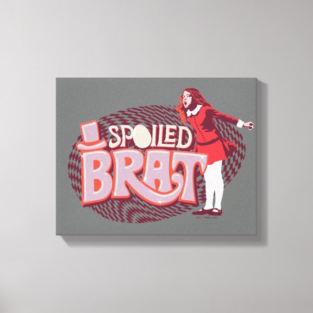 Salz in Veruca - verdorbener Brat Leinwanddruck (Vorderseite)