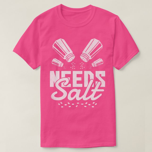 Salz, Kochen T-Shirt (Design vorne)