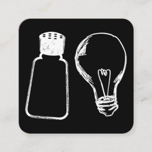 Salz & Licht sein Salz Bibel Verse Matthew 513-1 Quadratische Visitenkarte