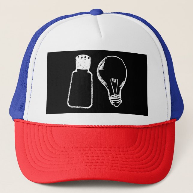 Salz & Licht sein Salz Bibel Verse Matthew 513-1 Truckerkappe (Vorderseite)