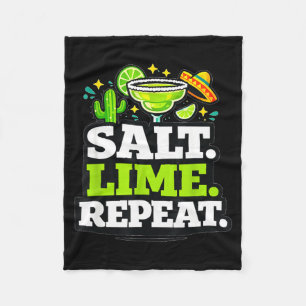 Salz Limette wiederhole Margarita Trinkparty-Spruc Fleecedecke
