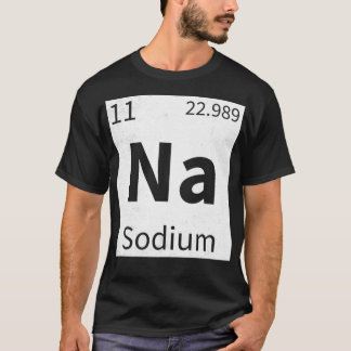 Salz NaCl Natriumchlorid passende Paare T-Shirt fü