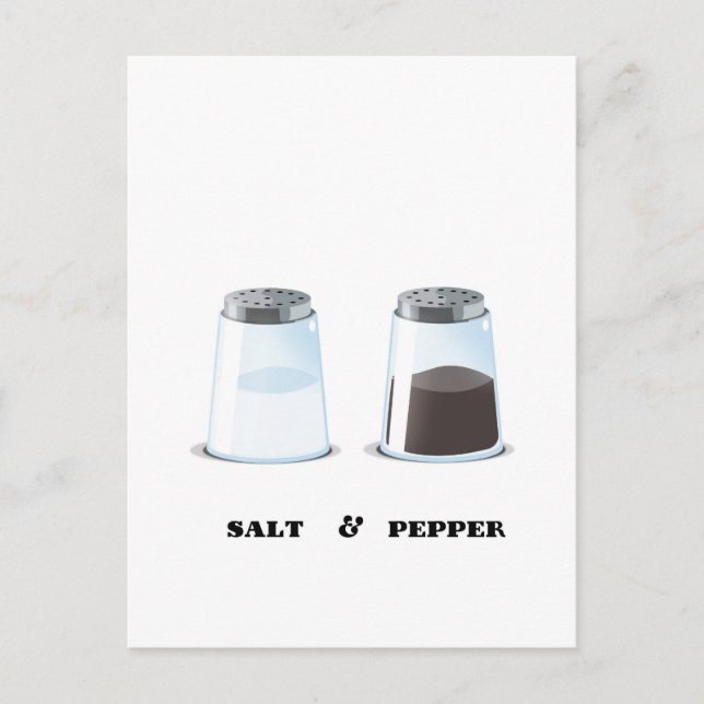 Salz & Pfeffer Postkarte (Vorderseite)