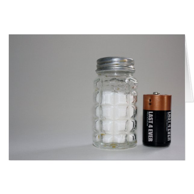 Salz und Batterie (Vorderseite (Horizontal))