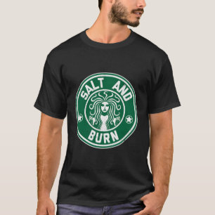 Salz und brennen Supernatural Spirit Ghost Hunter T-Shirt