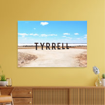 Salz und Himmel am Lake Tyrrell Australien