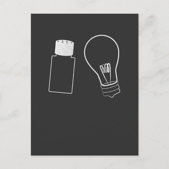 Salz und leichte Bibel Verse Matthew 5:13-16 Chris Postkarte (Vorderseite)