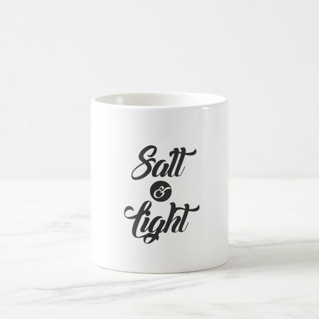Salz und Licht Kaffeetasse (Mittel)