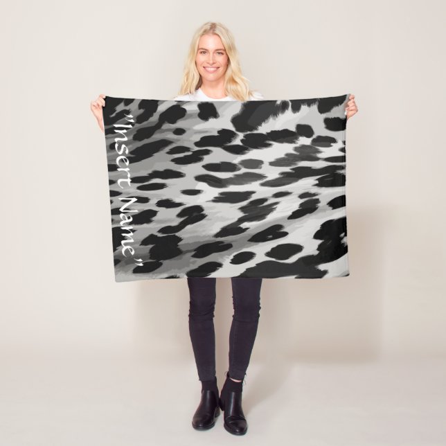 Salz und Pfeffer Fleecedecke (Beispiel)