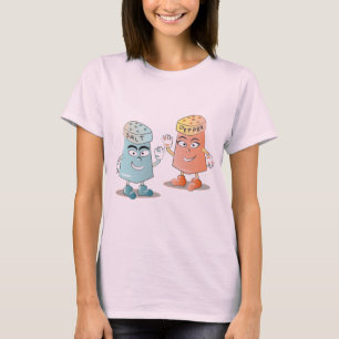 Salz und Pfeffer Vintage-Maskottchen T-Shirt