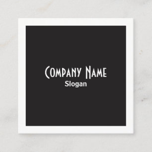 Salz- und Pfefferkörbe und -quadrate Quadratische Visitenkarte