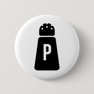 Salz- und Pfefferschüttler Funny Couple Matching H Button