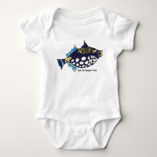 Salz-und Pooper Fisch-lustiges Baby Strampler
