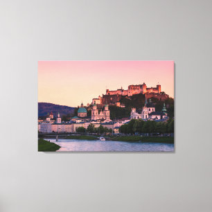 Salzburg 2001A Leinwanddruck
