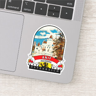 Salzburg Anif Österreich Souvenir Aufkleber