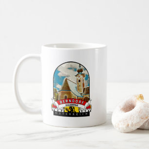 Salzburg Berndorf Österreich Souvenir Kaffeetasse