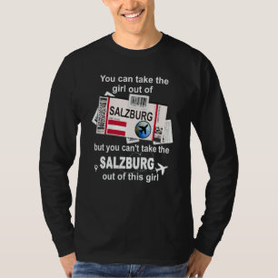 Salzburg Boarding Pass Salzburg Mädchen Salzburg T-Shirt
