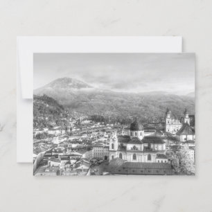 Salzburg City View Postkarte
