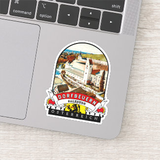 Salzburg Dorfbeuern Österreich Souvenir  Aufkleber