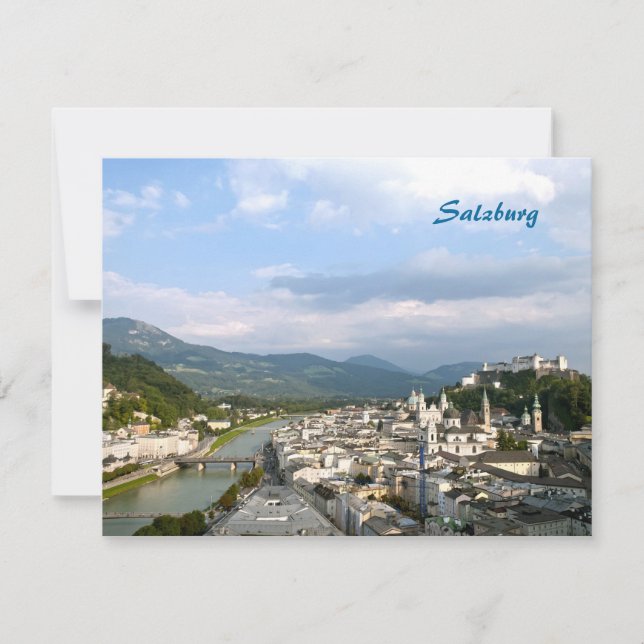 Salzburg Feiertagskarte (Vorderseite)