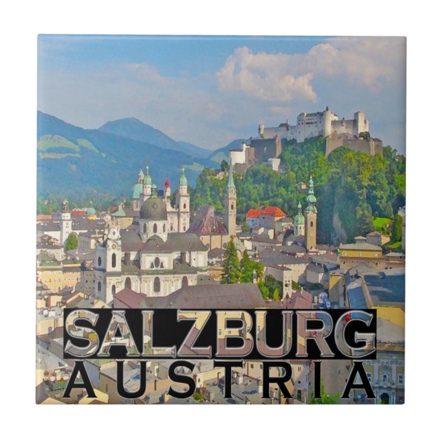 Salzburg Fliese (Vorderseite)