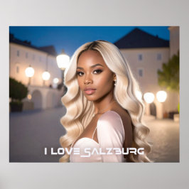SALZBURG - ICH LIEBE SALZBURG POSTER