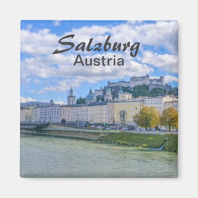 Salzburg in Österreich Europa Souvenir Magnet (Vorne)
