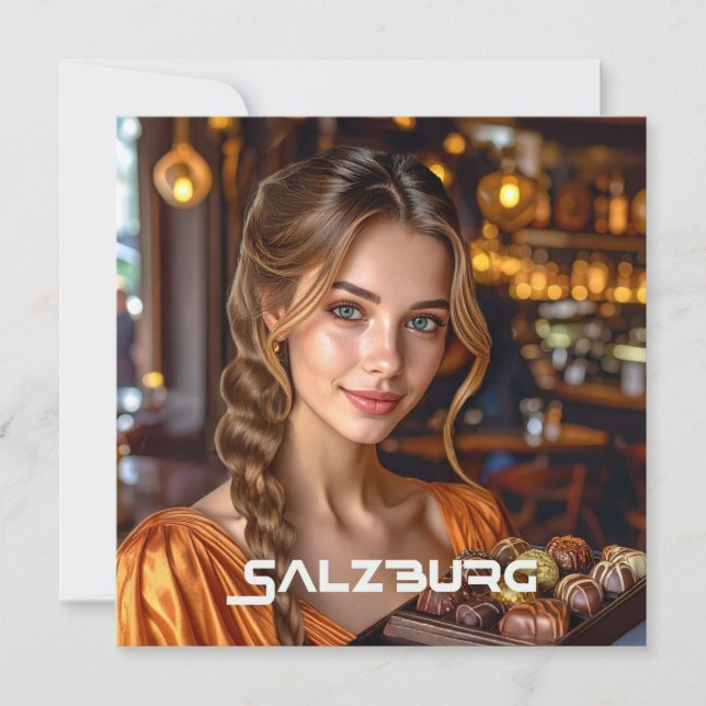 SALZBURG - LIEBE AUS ÖSTERREICH KARTE (Vorderseite)