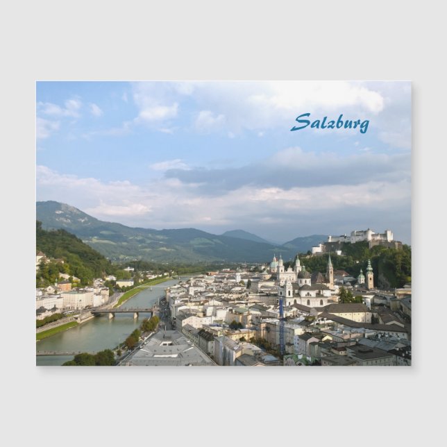 Salzburg Magnetkarte (Vorderseite)