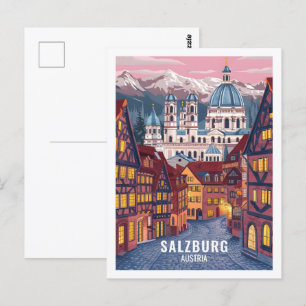 Salzburg Österreich Berühmter Reiseort Postkarte