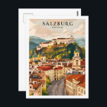 Salzburg Österreich Berühmter Reiseort Postkarte<br><div class="desc">Salzburg Österreich Berühmter Reiseort</div>