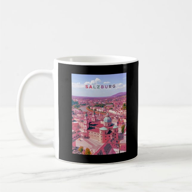 Salzburg Österreich Kaffeetasse (Links)