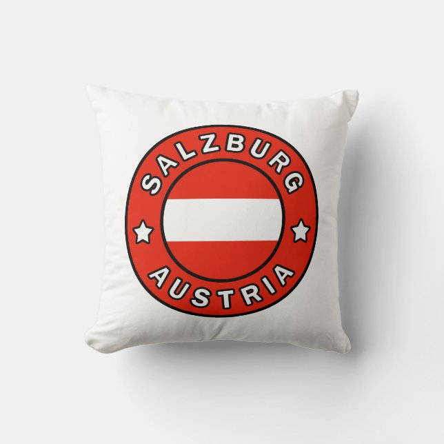 Salzburg Österreich Kissen (Vorderseite)