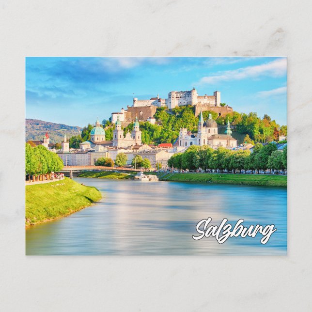 Salzburg, Österreich Postkarte (Vorderseite)