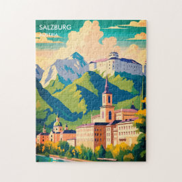 Salzburg Österreich Reisen Puzzle