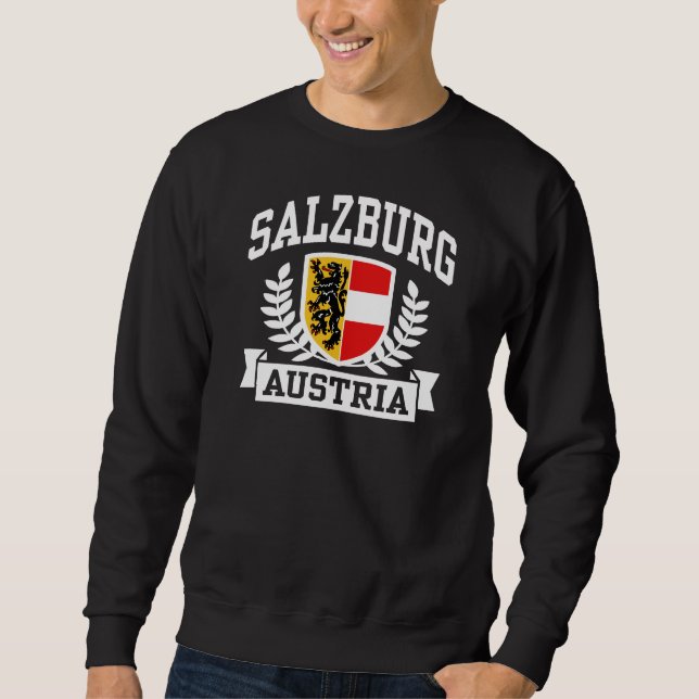 Salzburg Österreich Sweatshirt (Vorderseite)