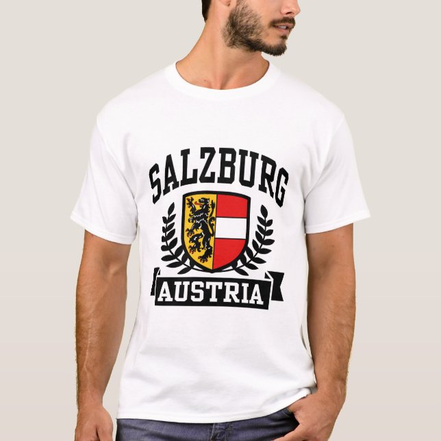 Salzburg Österreich T-Shirt (Vorderseite)