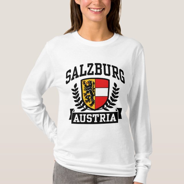 Salzburg Österreich T-Shirt (Vorderseite)