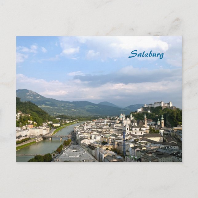 Salzburg Postkarte (Vorderseite)