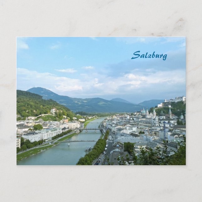 Salzburg Postkarte (Vorderseite)