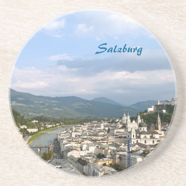 Salzburg Sandstein Untersetzer (Vorne)