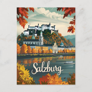 Salzburg Vintag Postkarte