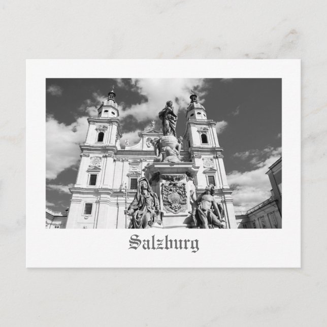 Salzburger Cathedral Postkarte (Vorderseite)