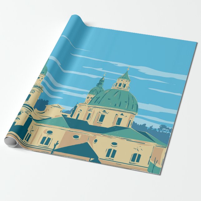 Salzburger Dom Geschenkpapier (Ungerollt)
