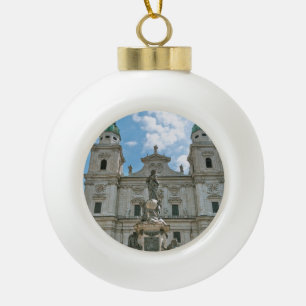 Salzburger Dom Keramik Kugel-Ornament