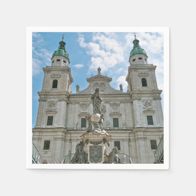 Salzburger Dom Serviette (Vorderseite)
