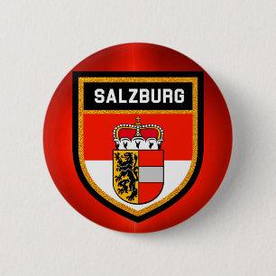 Salzburger Flagge Button