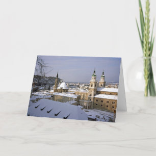 Salzburger Kathedrale Österreich Feiertagskarte