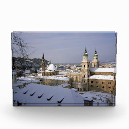Salzburger Kathedrale Österreich Holiday Card Post Fotoblock