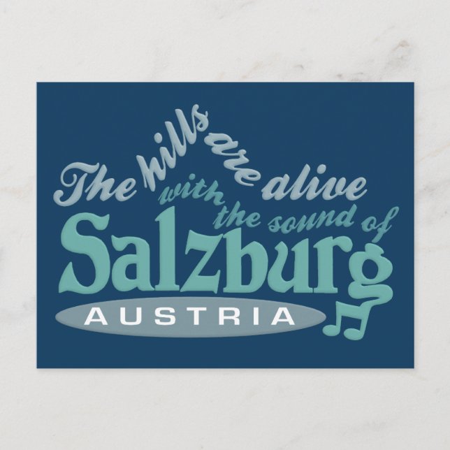Salzburger Postkarte (Vorderseite)